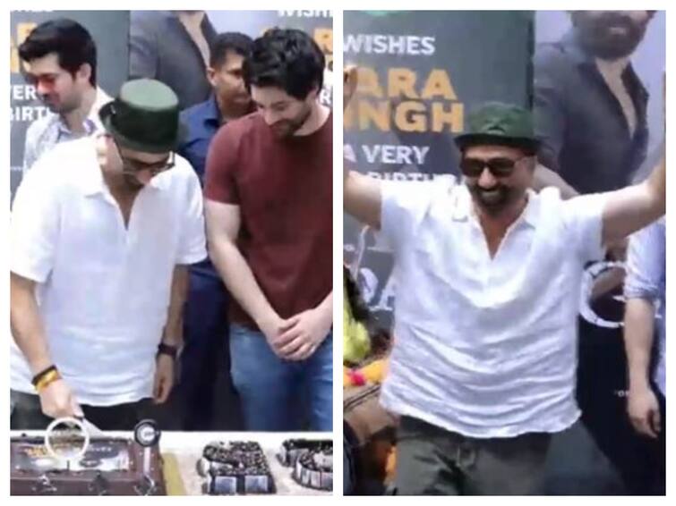 Sunny Deol Birthday Actor Dances To Dhol Beats, Cuts Birthday Cake With His Sons Rajveer And Karan - Watch Video Sunny Deol Dances To Dhol Beats, Cuts Birthday Cake With His Sons Rajveer And Karan - Watch