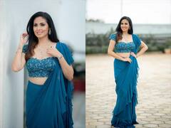 Actress Sada: బ్లూ డ్రెస్ లో సదా స్టన్నింగ్ లుక్స్