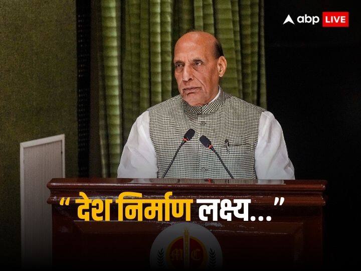 Central minister Rajnath Singh claimed that fielding members of Parliament in assembly elections are special characteristics of BJP to build country Rajnath Singh: डर गई है बीजेपी इसलिए राजस्थान में उतारी केंद्रीय मंत्रियों की फौज? अब राजनाथ सिंह ने दिया इस सवाल का जवाब