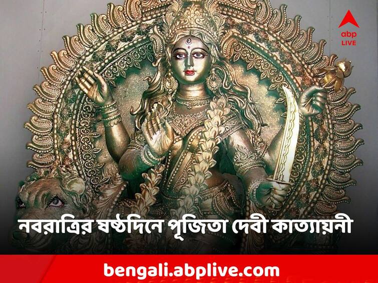 Navratri 2023 Durga Puja katayani rituals mythology Navratri: 'হর রোগং হর ক্ষোভং হর মারীং হরপ্রিয়ে', নবরাত্রির ষষ্ঠদিনে পূজিতা দেবী কাত্যায়নী