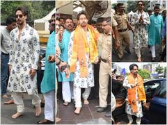 Ganpath की सफलता की कामना लेकर नंगे पांव बप्पा की शरण में पहुंचे Tiger Shroff, एक्टर ने सिद्धिविनायक मंदिर में टेका माथा