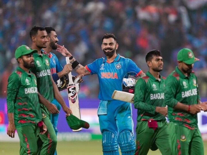 ind vs ban india wins against bangladesh by 7 wickets reasons Pune Virat Kohli World Cup 2023 IND vs BAN: बांग्लादेश को नहीं मिला 'नागिन डांस' का मौका, टीम इंडिया को इन 3 कारणों से मिली जीत