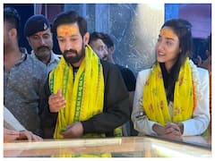 Vikrant Massey And Medha Shankar Seek Blessings At Hanuman Temple In Patna Ahead Of 12th Fail Release