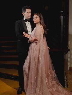 कॉकलेट पार्टी में नई दुल्हन Parineeti Chopra ने पहनी साड़ी, बला की खूबसूरत लगीं राघव चड्ढा की पत्नी