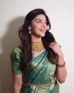 Mehreen Pirzada: పట్టు చీరలో మెహ్రీన్- చూడ్డానికి రెండు కళ్ళు చాలవు!