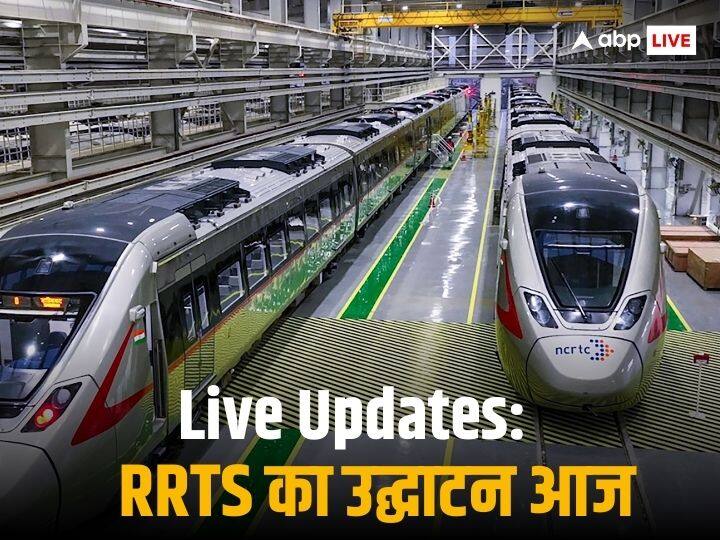 PM Modi to inaugurate Delhi Ghaziabad Meerut RRTS Live Updates Delhi NCR