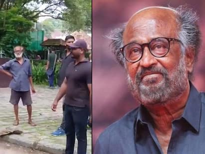 A man who is like Super star Rajinikanth video going on viral Rajini viral video: இவர் டூப்பா...சூப்பர் ஸ்டாரா....இணையத்தில் வைரலாகும் டூப் ரஜினி வீடியோ