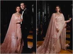 कॉकलेट पार्टी में नई दुल्हन Parineeti Chopra ने पहनी साड़ी, बला की खूबसूरत लगीं राघव चड्ढा की पत्नी