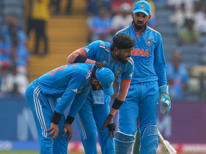 ICC Cricket World Cup 2023 - Hardik Pandya ruled out of New Zealand game  with ankle injury