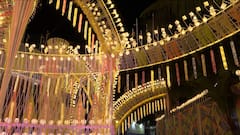 Durga Puja 2023রং ও আলোর সাজে সেজেছে ত্রিধারা সম্মিলনী, মহাষষ্ঠীতেই দর্শনার্থীদের লম্বা লাইন ...