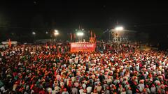 Baramati News : बारामतीत मनोज जरांगेंचा हुंकार, सभेला अलोट गर्दी; पाहा फोटो