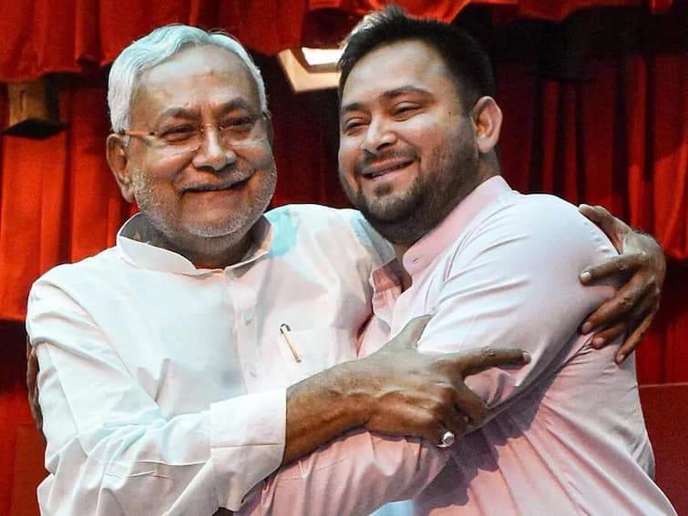 Bihar News CM Nitish Kumar Succession To Tejashwi Yadav RJD JDU Lalu Prasad Bihar BJP President Samrat Choudhary 'Ye Baccha Humara Sab Kucch Hai': Bihar CM Nitish's Fresh Hint At Passing Reins To Tejashwi — WATCH