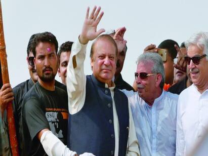 Nawaz Sharif Returns To Pakistan After 4 Year Self Imposed Exile In London பாகிஸ்தான் அரசியலில் ட்விஸ்ட் நாடு திரும்பிய நவாஸ் ஷெரீப் - அடுத்து நடக்கப்போவது என்ன?
