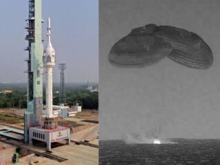 Gaganyaan Mission Test: நெத்தி அடி..! ககன்யான்  திட்டத்தின் முதல் பரிசோதனை வெற்றி -  எஸ்கேப் மாட்யூல் பத்திரமாக கடலில் தரையிறக்கம் - இஸ்ரோ