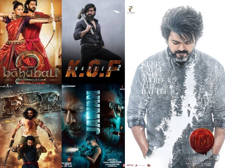 list of TOP five  Highest  Openings of Indian Cinema Leo :  அமோக ஓப்பனிங்; வசூலை வாரிக்குவித்த முதல் 5 இந்தியப் படங்கள்... எந்த இடத்தைப் பிடித்தது லியோ ?