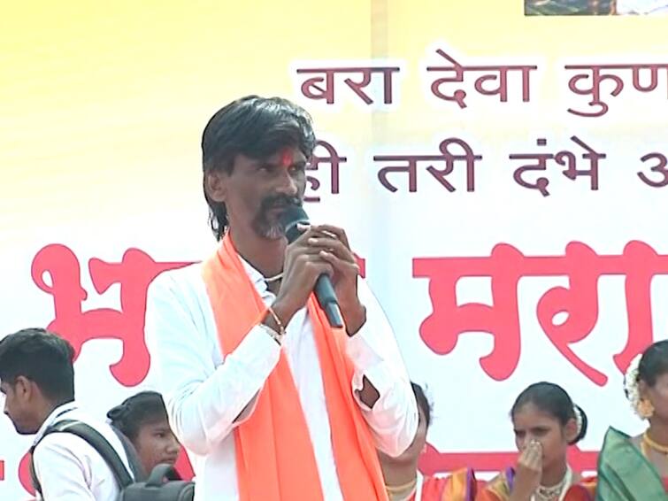 Manoj Jarange News unity and fight for maratha reservation Manoj Jarange Patil advice to maratha samaj maharashtra news Manoj Jarange : 'इतक्या ताकदीनं लढा, आरक्षण पदरात पडलं पाहिजे', मनोज जरांगे पाटलांचा मराठा बांधवाना सल्ला 