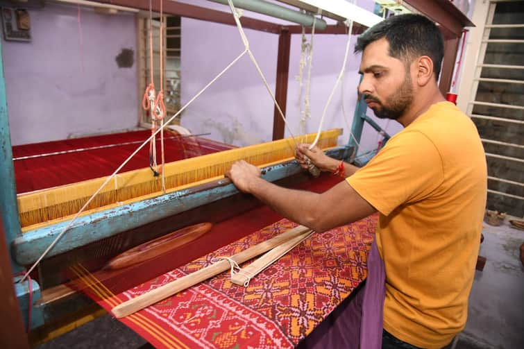 Single Ikat weaving of Rajkot got special status Rajkot: હવે રાજકોટની આ હસ્તકળાનો દુનિયાભરમાં વાગશે ડંકો, કેન્દ્ર સરકારે આપ્યો વિશેષ દરજ્જો
