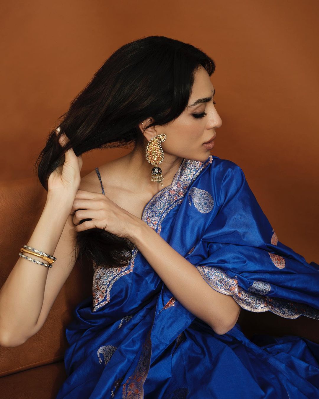 Sobhita Dhulipala Leaves Us Spellbound In A Blue Saree - SEE PICS