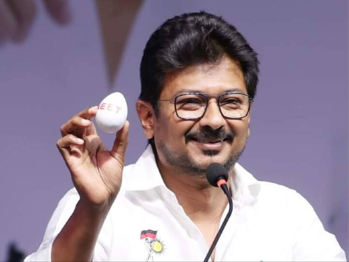 TN Sports Minister Udhayanidhi Stalin launched DMK's signature campaign to get 50 lakh signatures within 50 days against NEET at Kalaivanar Arangam in Chennai on Saturday