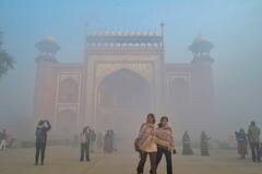 Delhi Fog : दिल्लीवर धुक्याची चादर! धुक्यात हरवला 'ताज महाल'