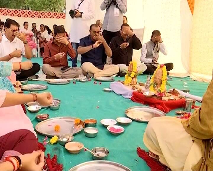 Patan KhodalDham News: second big khodaldham mandir will be built at sander village, patan, Naresh Patel Patan KhodalDham: પાટણમાં બની રહ્યું છે કાગવડ જેવું ખોડલધામ, શિલાન્યાસ વિધિ પૂર્ણ કરાઇ, જાણો વિશેષતા...