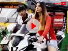 इंदौर में लड़की का पब्लिक स्टंट कर रील बनाना पड़ा महंगा, पुलिस ने काटा चालान