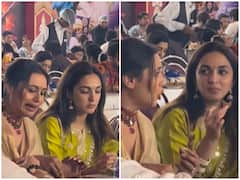 दुर्गा पूजा पंडाल में एक साथ खाना खाती नजर आईं रानी मुखर्जी और कियारा आडवानी, वीडियो हुआ वायरल