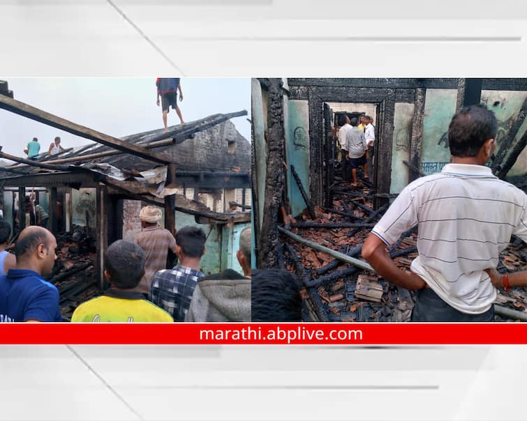 Nashik Latest News young man died in fire incident in Surgana taluka of Nashik district, loss of lakhs maharashtra news Nashik News : 'अख्ख घरं साखर झोपेत, पहाटेला आग लागली, काही क्षणांत होत्याचं नव्हतं झालं, पोटचा गोळाही हिरावला'! 