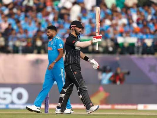 ODI World Cup 2023 India give target 274 runs against New Zealand Innings highlights HPCA Stadium IND Vs NZ, Innings Highlights: ਨਿਊਜ਼ੀਲੈਂਡ ਨੇ ਭਾਰਤ ਨੂੰ ਦਿੱਤਾ 274 ਦੌੜਾਂ ਦਾ ਟੀਚਾ, ਡੇਰਿਲ ਮਿਸ਼ੇਲ ਨੇ ਲਗਾਇਆ ਸੈਂਕੜਾ, ਮੁਹੰਮਦ ਸ਼ਮੀ ਨੇ ਲਈਆਂ 5 ਵਿਕਟਾਂ