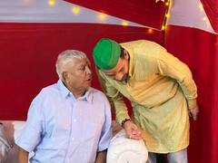 Navratri 2023: नवरात्रि में पुराने अंदाज में दिखे लालू यादव, पटना के बांके बिहारी मंदिर में बेटे तेज प्रताप और बेटी रोहिणी के साथ पहुंचे