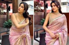 Actress janhvi kapoor: સાડીમાં ખૂબ જ ગ્લેમરસ અંદાજમાં જોવા મળી જાહ્નવી, જુઓ તસવીરો
