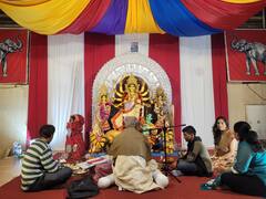 Durga Puja 2023: গান-নাচ থেকে বাঙালি ভোজ! শারদোৎসবে মাতোয়ারা বার্লিন