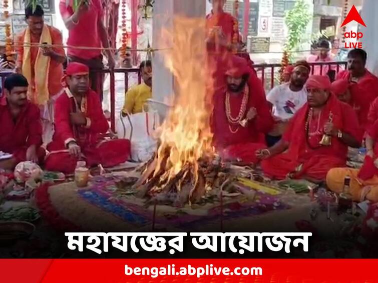 Durga Puja 2023 Tarapith worship tara maa as Goddess Durga Durga Puja 2023: নাটমন্দিরে চলছে মহাযজ্ঞ, দেবী দুর্গারূপে তারা মাকে পুজো তারাপীঠে