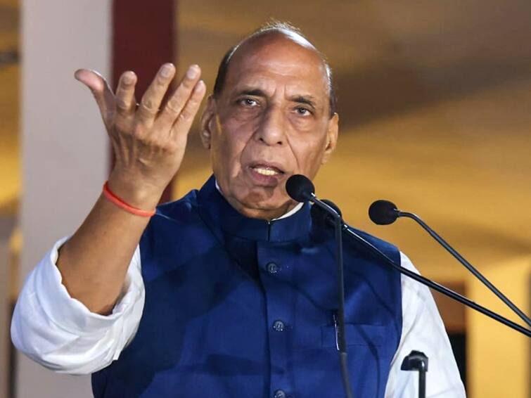 Defence Minister Rajnath Singh Indian Navy Goa Maritime Conclave GMC 2023 Maritime Threats climate change 'Might Is Right' Philosophy Has No Place In Maritime Order: Defence Minister Rajnath Singh's Dig At China