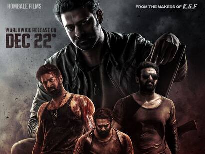 salaar team released new poster as actor prabhas birthday celebration Salaar Update: டைனோசரை இறக்கிய சலார் படக்குழு.. பிரபாஸ் பிறந்தநாளை ஒட்டி புதிய போஸ்டர் வெளியீடு