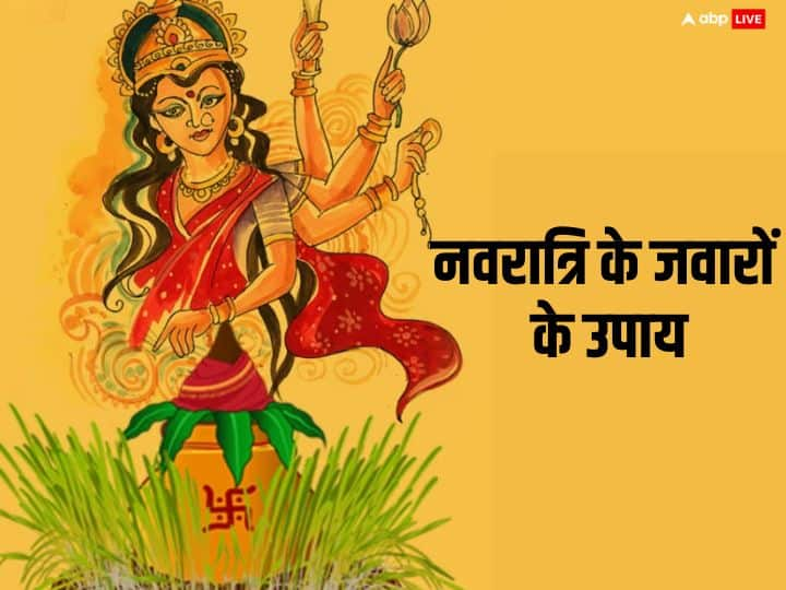 Navratri Jware: 24 अक्टूबर 2023 को विजयादशमी पर मां दुर्गा की प्रतिमा का विसर्जन होगा. विसर्जन के दिन नवरात्रि के पहले दिन बोएं जवारों के विसर्जन के साथ कुछ खास उपाय भाग्य चमका सकते हैं.