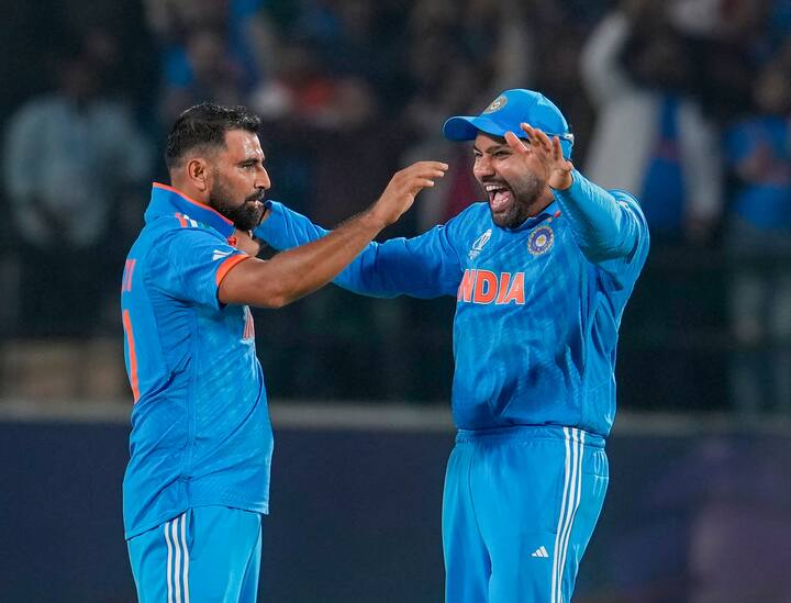 Rohit Sharma's innings had four boundaries and four sixes, taking his six tally in 2023 to 53.