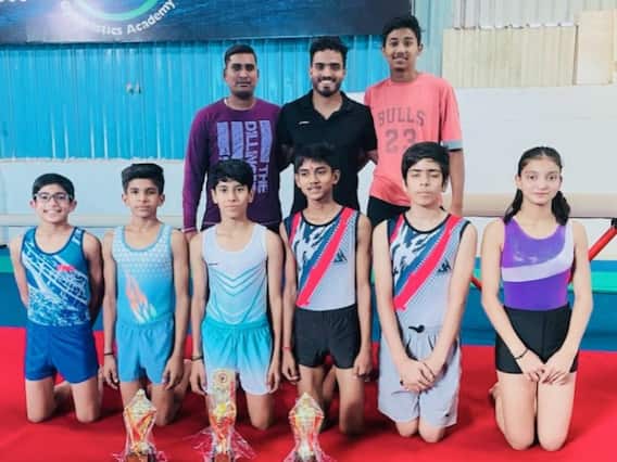 Haryana Gymnastics Championship: गुरुग्राम के जिम्नास्टिक खिलाड़ियों ने दिखाया दम, स्टेट चैंपियनशिप में जीते मेडल Haryana Gymnastics Championship: गुरुग्राम के जिम्नास्टिक खिलाड़ियों ने दिखाया दम, स्टेट चैंपियनशिप में जीते मेडल