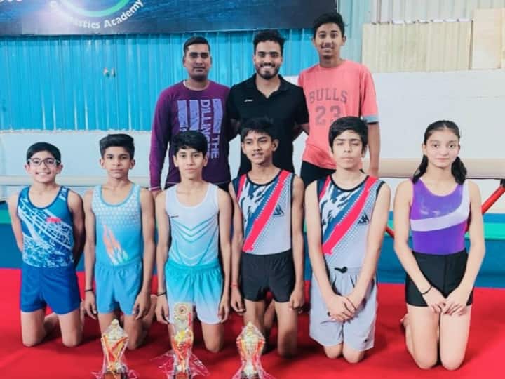 Ambala Gymnastics Championship Gurugram gymnastics players won medals in state championship ANN Haryana Gymnastics Championship: गुरुग्राम के जिम्नास्टिक खिलाड़ियों ने दिखाया दम, स्टेट चैंपियनशिप में जीते मेडल