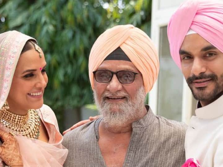 neha dhupia father in law Bishan Singh Bedi Death bollywood debut film ghoomar with son angad bedi Bishan Singh Bedi Death: नेहा धूपिया के ससुर बिशन सिंह बेदी का निधन, बेटे अंगद संग इस फिल्म में आए थे नजर