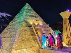 Take A Look At The Egyptian Pyramid- Themed Pandal In Bengal