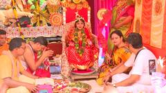 Durga Puja 2023: রীতি মেনে আয়োজন, দেবীজ্ঞানে কুমারী কন্যার আরাধনা