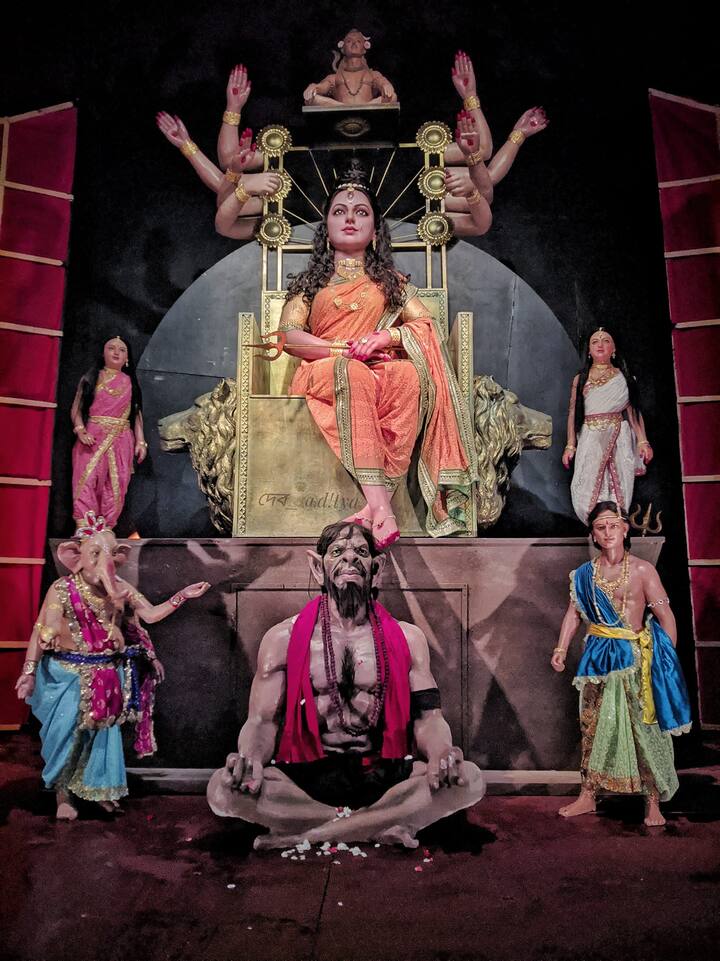 A look at the idol of 41 Palli club. (Image Source: Facebook/Debaditya Dasgupta)