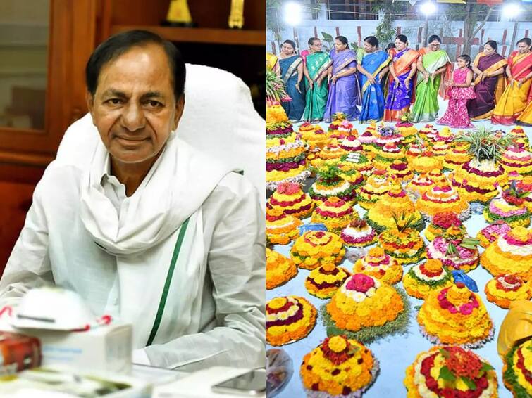 Telangana CM kcr Wishes to people on Dussera festival CM KCR Wishes: ప్రజలకు సీఎం కేసీఆర్ దసరా శుభాకాంక్షలు - తెలంగాణలో ఘనంగా బతుకమ్మ సంబురాలు