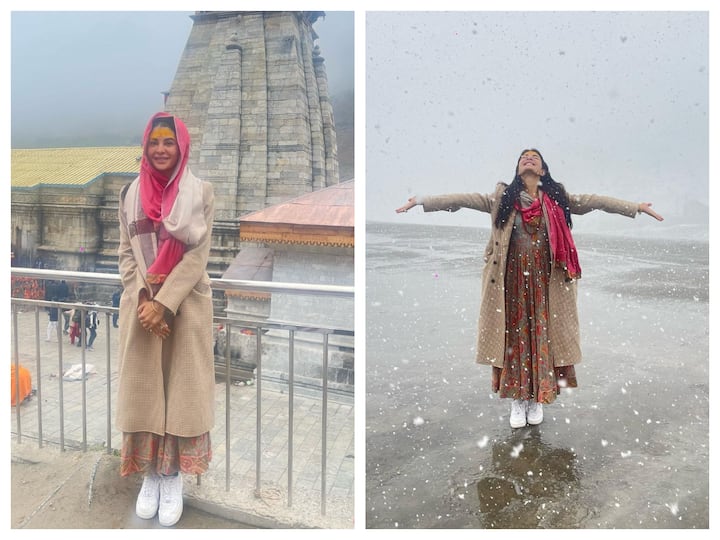 Jacqueline Fernandez, who has recently concluded her shoot for the upcoming film 'Fateh’, visited Kedarnath to seek the blessings of Lord Shiva.