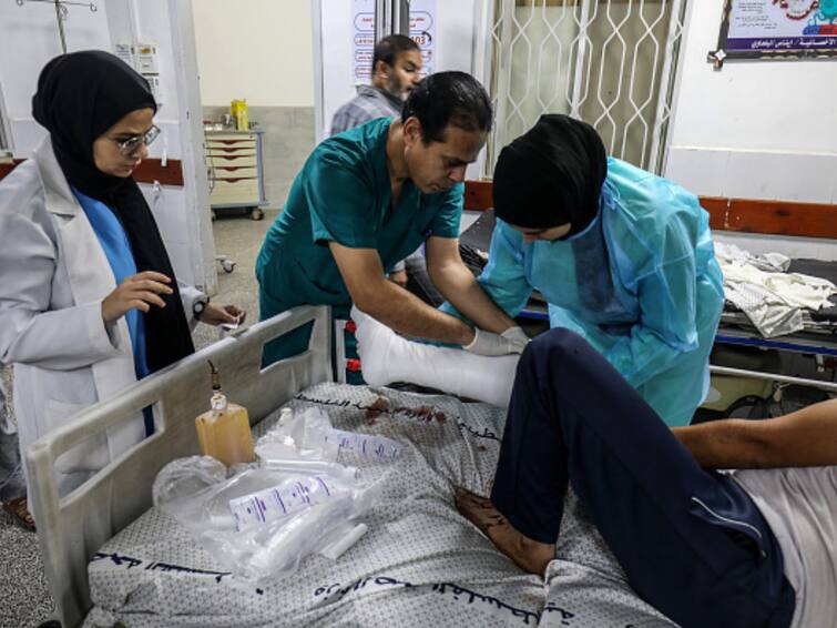 Palestine Gaza Israel Airstrikes Hamas Hospitals Running Out Of Supplies 30 Palestinians Killed, Gaza Hospitals Overwhelmed As Israel Continues Air Strikes — Key Updates