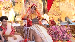 Durga Puja 2023: রীতি মেনে আয়োজন, দেবীজ্ঞানে কুমারী কন্যার আরাধনা