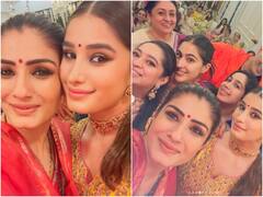 Durga Puja 2023: रवीना टंडन ने अपनी बेटी राशा संग धूमधाम से मनाया दुर्गा पूजा, Sara Ali Khan भी हुईं शामिल