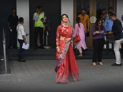 Shilpa Shetty : लाल घागरा, सोन्याच्या बांगड्या अन् हार; शिल्पा शेट्टीचा नवरात्री स्पेशल लूक पाहिलात का?