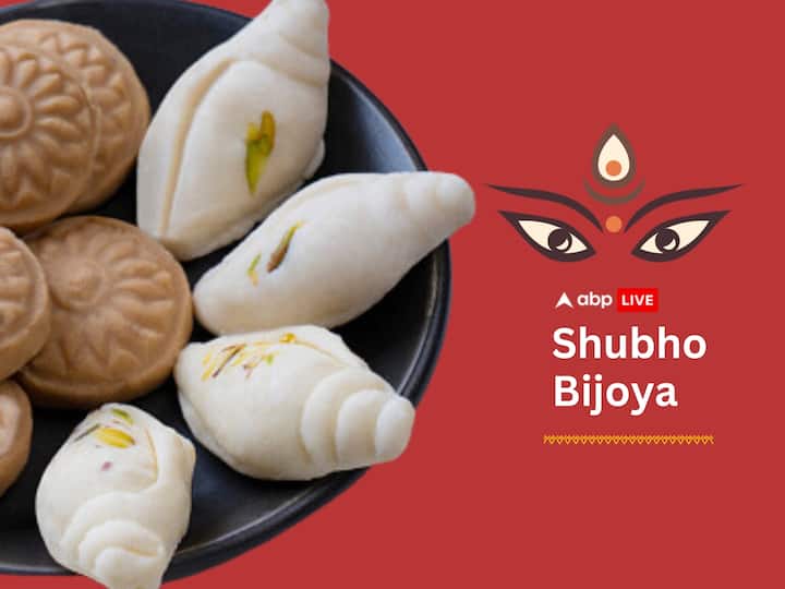 Shubho Bijoya: Durga Puja ends with the slaying of Mahishasura and his 'evil era'. Hence, an auspicious period of ‘Bijoya’, which literally means 'victory', begins with the departure of Mother Durga.